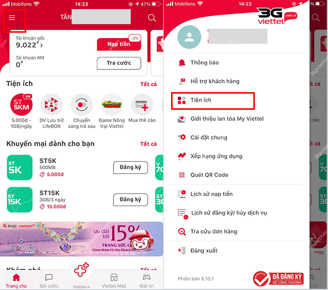 Cách chuyển trả trước sang trả sau Viettel Cách chuyển trả trước sang trả sau Viettel