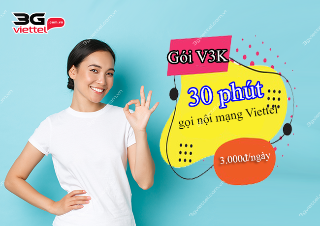 Gói cước V3K Viettel 