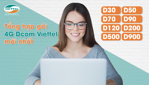 các gói cước 4G Dcom Viettel các gói cước 4G Dcom Viettel