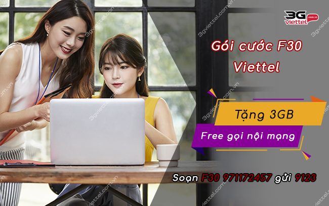 goi cuoc f30 viettel