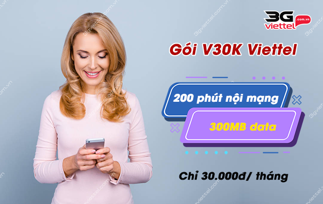 goi cuoc v30k viettel