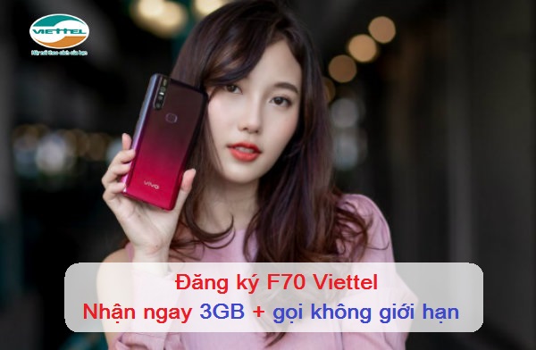 Đăng ký gói F70 Viettel bằng cách nào Đăng ký gói F70 Viettel
