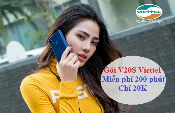 Đăng ký gói V20S Viettel như thế nào Gói V20S Viettel