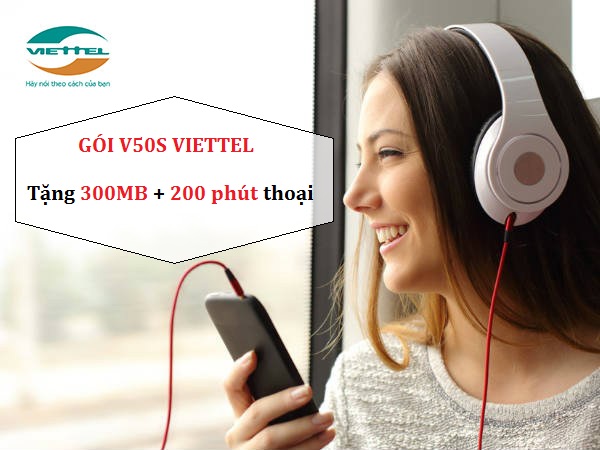 Đăng ký gói V50S Viettel Đăng ký gói V50S Viettel