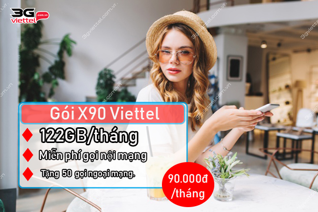 Đăng ký gói X90 Viettel