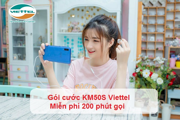 đăng ký gói cước KM50S Viettel như thế nào Gói cước KM50S Viettel