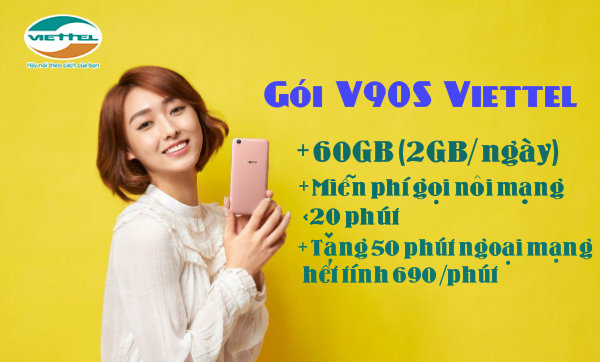 đăng ký gói V90S Viettel như thế nào Gói V90S Viettel
