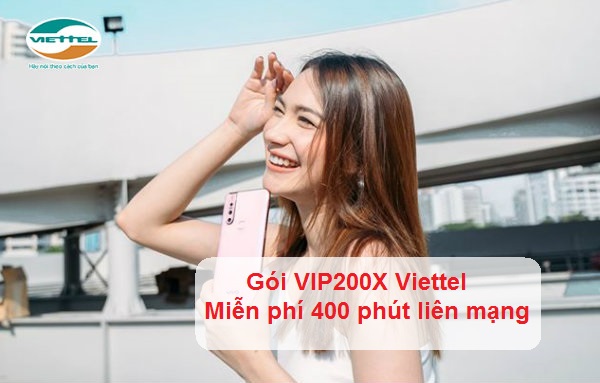 đăn ký gói VIP200X Viettel bằng cách nào Gói VIP200X Viettel