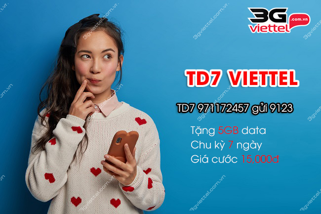 Gói cước TD7 Viettel 7 ngày 