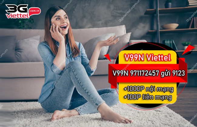 Đăng ký gói V99N Viettel Đăng ký gói V99N Viettel