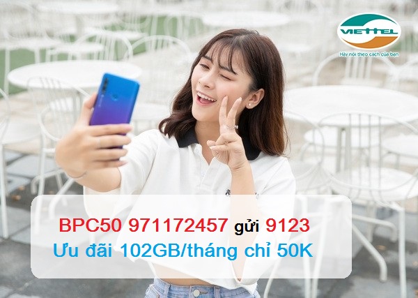 Đăng ký gói BPC50 Viettel