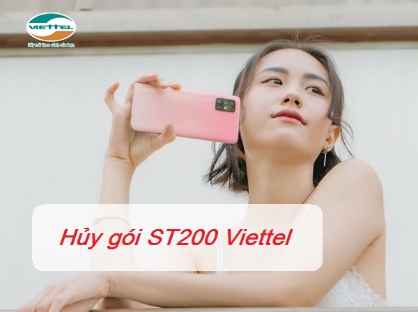 Cách hủy gói ST200 Viettel 