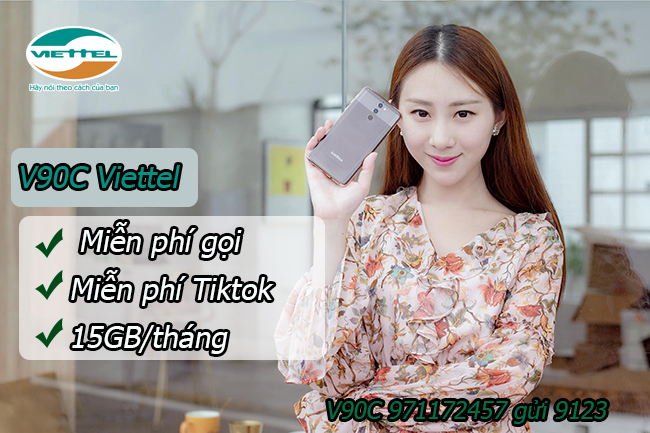 Cách đăng ký gói V90C Viettel như thế nào Cách đăng ký gói V90C Viettel