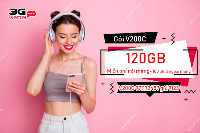 Gói cước V200C Viettel Gói cước V200C Viettel