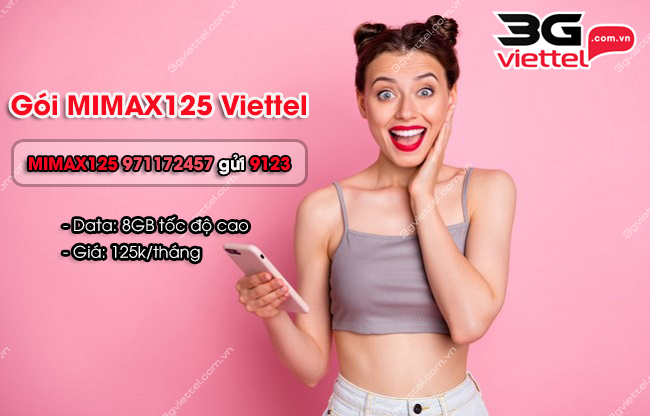 đăng ký gói MiMax125 Viettel 