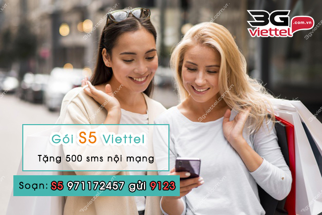 Gói cước S5 Viettel Gói cước S5 Viettel