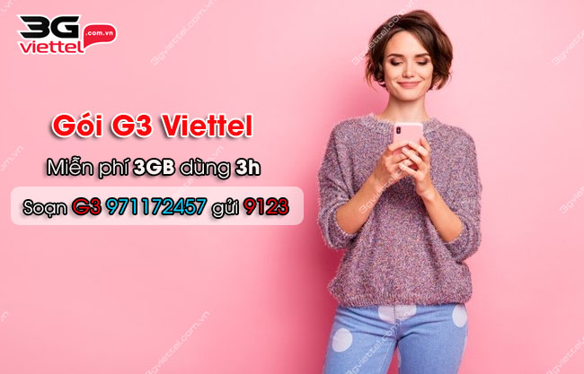 Gói cước G3 Viettel Gói cước G3 Viettel
