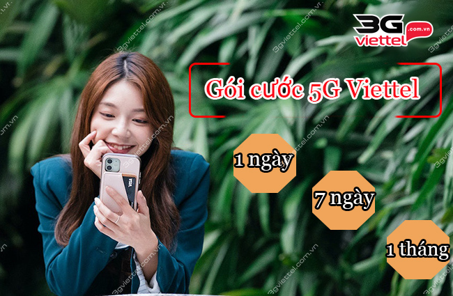 Các gói cước 5G Viettel Các gói cước 5G Viettel