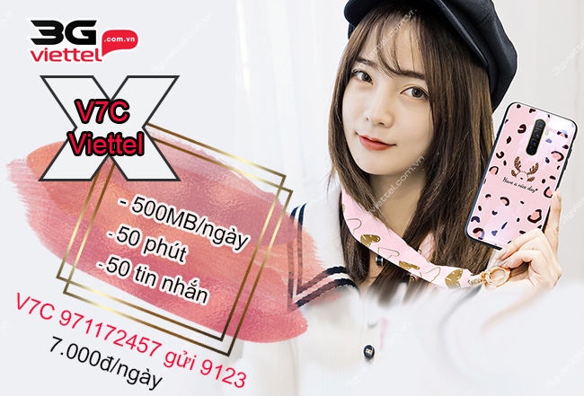 Đăng ký gói V7C Viettel như thế nào Gói cước V7C Viettel