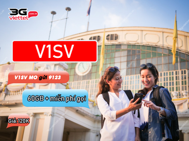 Có ngay 60GB, miễn phí gọi với gói V1SV Viettel giá RẺ goi-v1sv-viettel