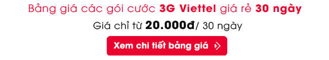 cach dang ky 3g viettel 1 thang