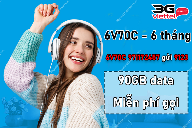 đăng ký Gói cước 6V70C Viettel Gói cước 6V70C Viettel