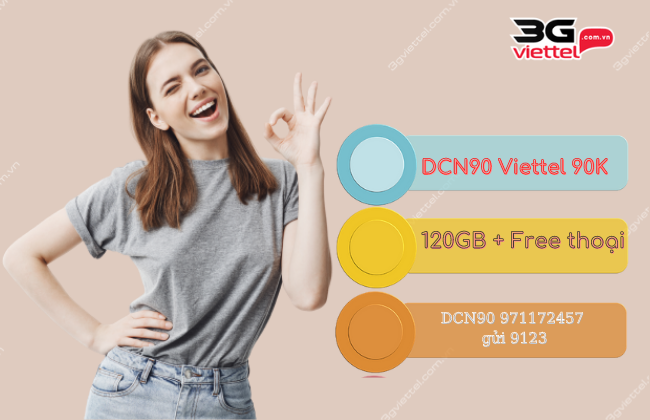 dang ky goi DCN90 Viettel 90K dang ky goi DCN90 Viettel 90K