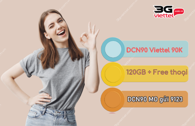 gói cước DCN90 Viettel