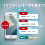 1 cccd duoc dang ky bao nhieu sim viettel