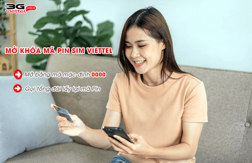 cach mo khoa khi quen ma pin sim viettel