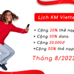 lich khuyen mai viettel thang 8 2022