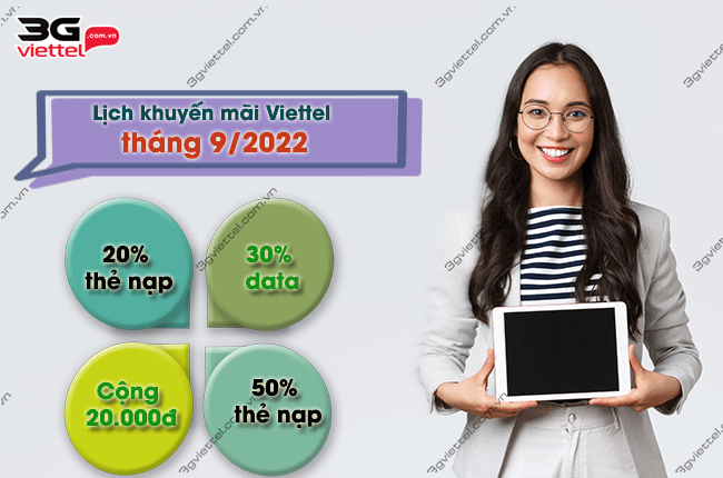 lich khuyen mai thang 9/2022 cua Viettel