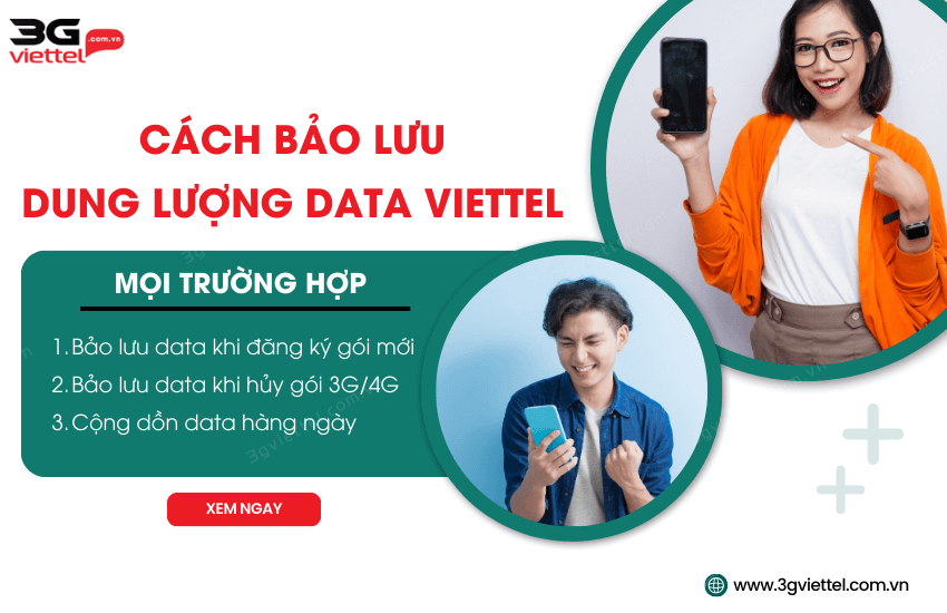 cach bao luu data viettel