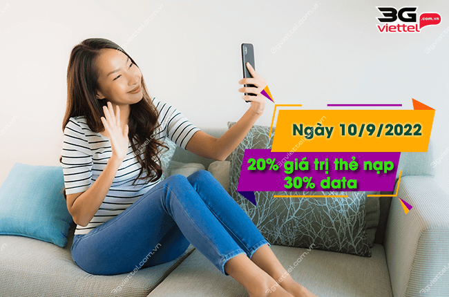 chi tiet chuong trinh khuyen mai ngay 10/9/2022 la gi? Viettel khuyen mai ngay 10/9/2022