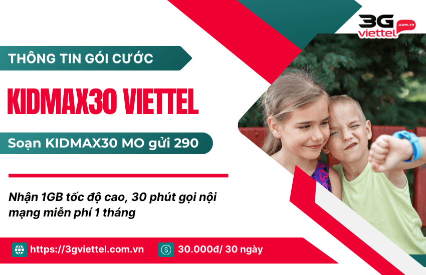 goi kidmax30 viettel