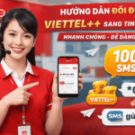 cach doi diem viettel sang tin nhan