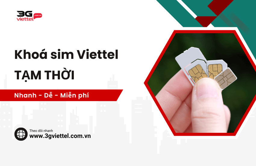 cach khoa sim viettel tam thoi