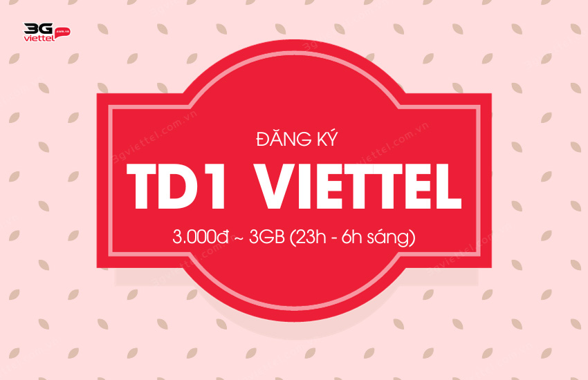 Dang ky goi cuoc TD1 Viettel