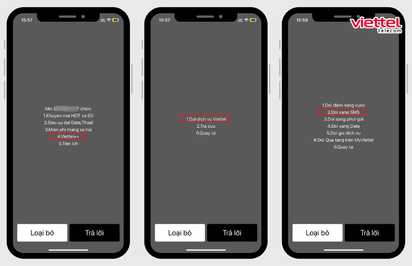 doi diem sang tin nhan qua ussd
