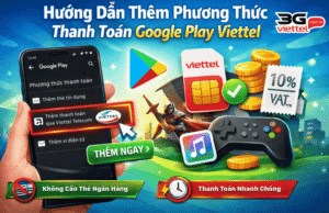 them phuong thuc thanh toan google play viettel