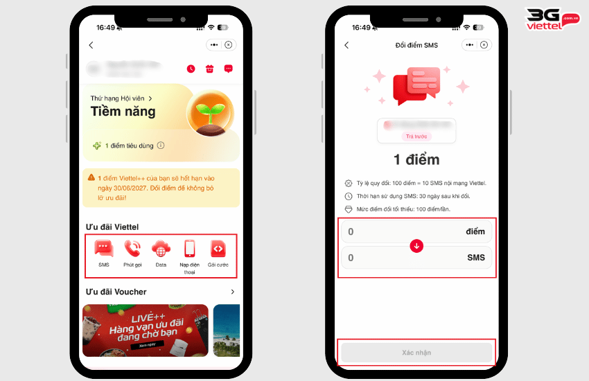 doi diem viettel tren viettel tammi