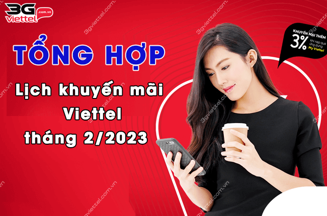 lich khuyen mai viettel thang 2 nam 2023