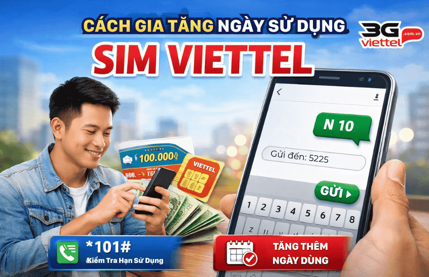 5+ Cách gia tăng ngày sử dụng sim Viettel trả trước tại nhà tang ngay su dung sim viettel