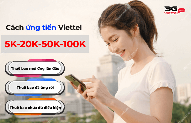 cach ung tien viettel the nao? huong dan ung tien viettel
