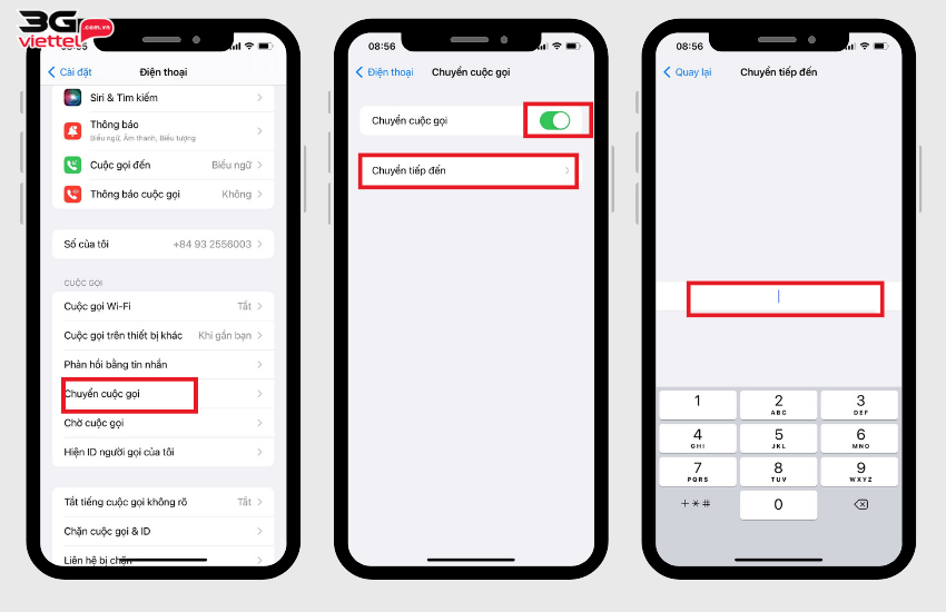 chuyen tiep cuoc goi tren iphone