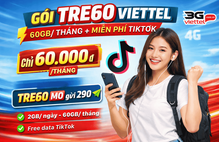 goi cuoc tre60 viettel