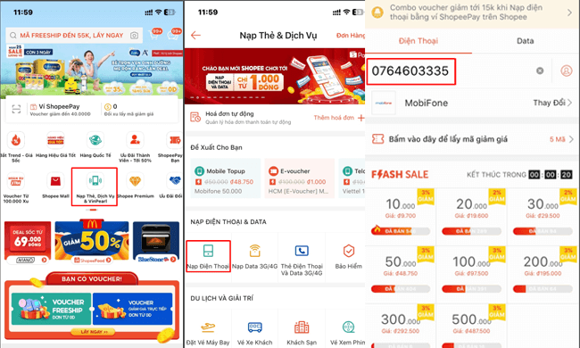 Có thể chuyển tiền điện thoại Viettel sang Mobi được không? huong dan thuc hien