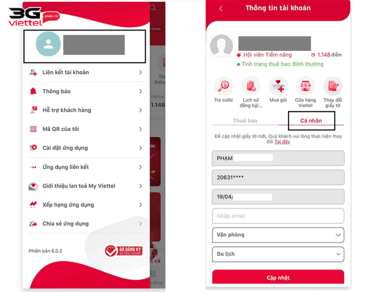 Kiểm tra thông tin thuê bao Viettel chính xác trong 5S