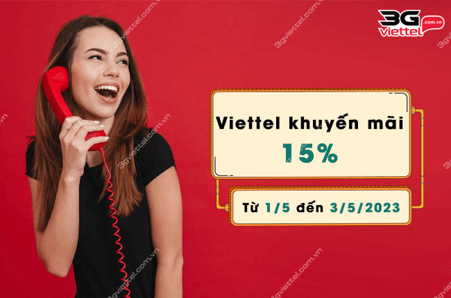 Km 15% the nap viettel 