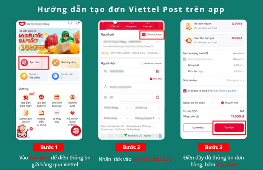 gui hang tai buu cuc viettel post